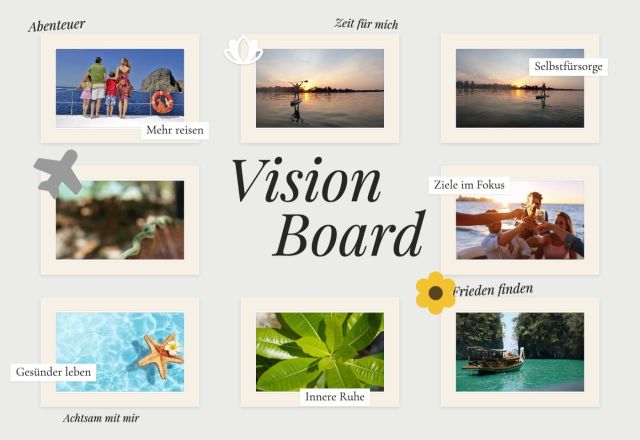 Vision Board Notizbuch: Deine Ziele 2027 in Terrakotta – als Leinwand gestalten