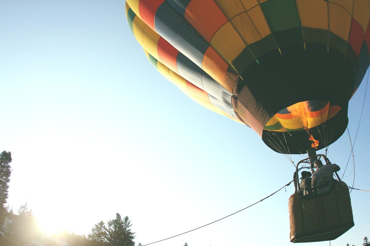 Bild Heißluftballon
